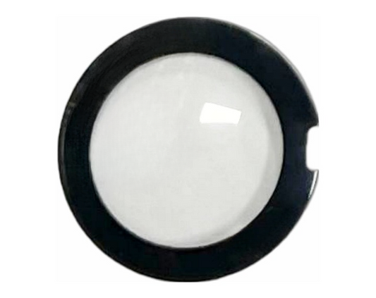 Sapphire Crystal Rado Double Dome Black Trim (23.0×2.8×0.90)mm Fit 318.3829.4