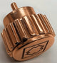 Generic watch crown replacement for Invicta Watch, Rose Gold-Tone Steel