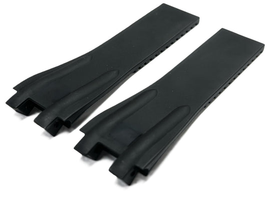20mm Black Color Replacement Rubber Watch Band for ULYSSE NARDIN, Blast Series