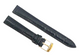 14mm Black Designer Alligator Genuine calf Leather Watch Strap Band