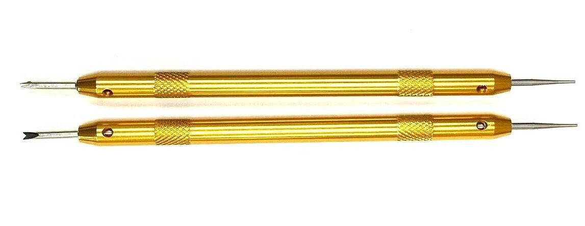 High Quality Watch Band Spring Bar Removers Gold Handle Watchmaker Repair Tool