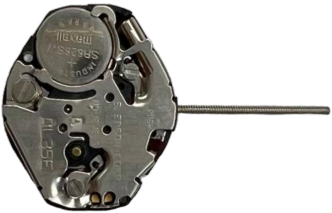 Hattori Watch Quartz Movement AL35 Overall Height: 4.4mm