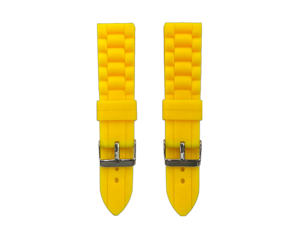 Premium Quality Soft Silicone Rubber Textured Sport Watch Band 20mm-24mm