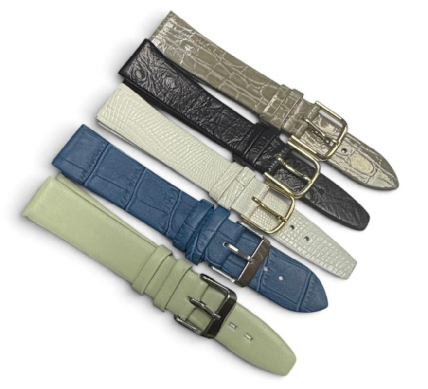 LOT OF 10 WATCH BANDS MIX SIZE STYLE AND COLORS 18/20mm