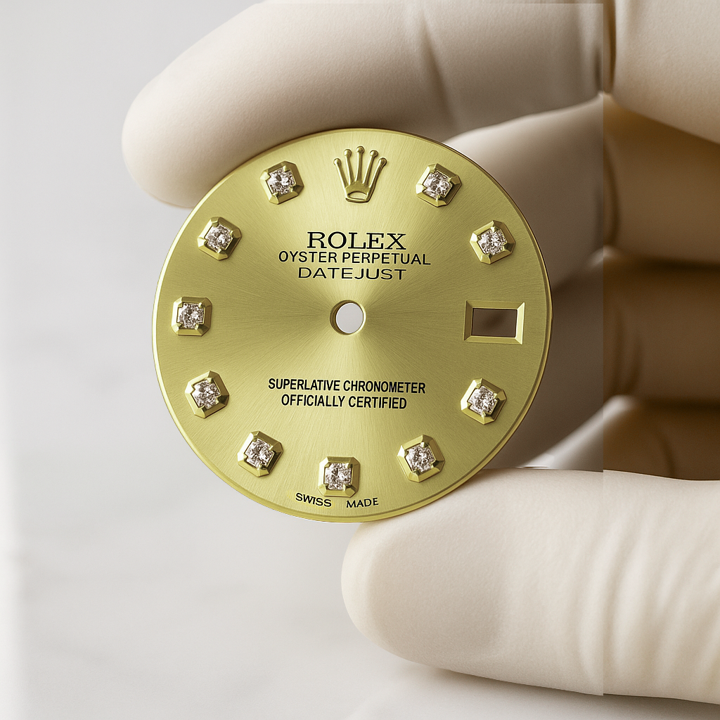Champange Diamond Dial for Rolex Datejust 116233 116238 16233 16238 – Refurbish