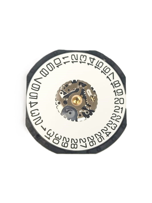 Hattori Quartz Watch Movement 3 Hand  VX62 Date At 3:00 Overall Height 5.8m