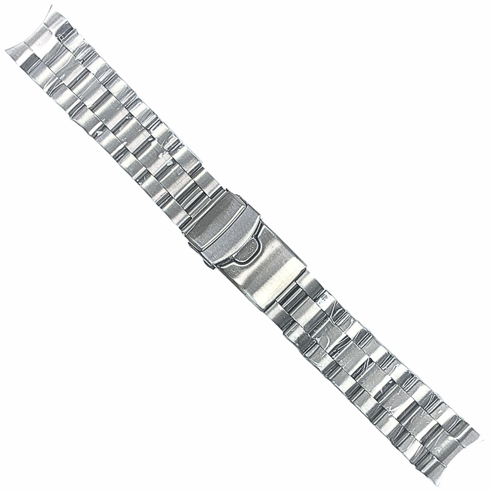 High Quailty Silver Metal Watch Band- 22mm For Men Compatible with SEIKO