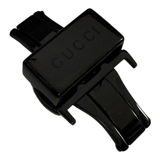 20MM i - GUCCI RUBBER STRAP DEPLOYMENT BUCKLE YA1142 BLACK BUCKLE PIN - Universal Jewelers & Watch Tools Inc.
