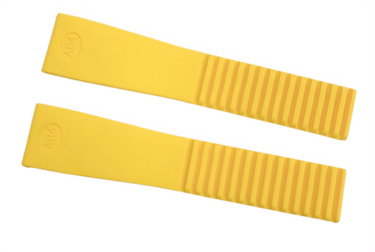 High Quality Rubber Watch Strap Yellow Color fit to PATEK P Aquanaut 19x16m