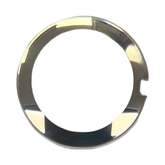 Sapphire Crystal Rado Double Dome Round Shape Gold Trim (30.0×3.2×1.0)mm