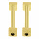 SCREW T-BARS FIT CARTIER PASHA LEATHER BAND /BRACELET LUG FOR 17MM GOLD