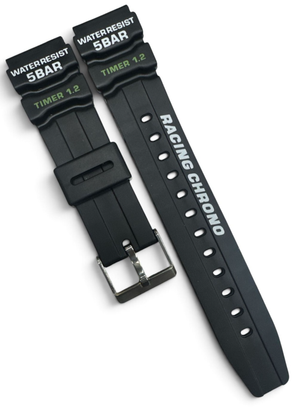 20MM BLACK WATER RESIST WATCH BAND for Seiko, Citizen Diver Sports Watches