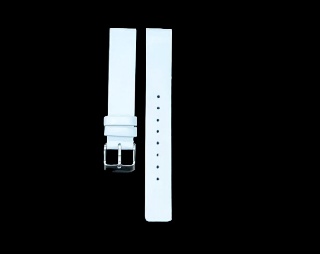High Quality Watch Band Plain Flat Genuine Leather 16MM
