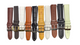 LOT OF 10 WATCH BANDS MIX SIZE STYLE AND COLORS16/ 18/20mm