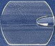 Watch Crystal Sapphire Fit Cartier Roadster Dia 23.0x23.7mm (2675)