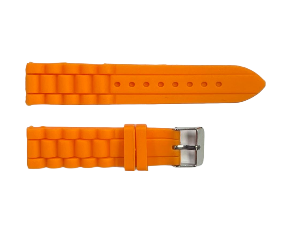 Premium Quality Soft Silicone Rubber Textured Sport Watch Band 18mm-22mm