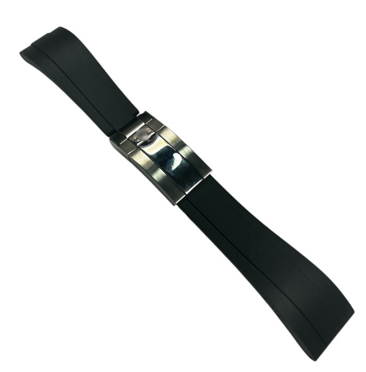 ROLEX Black OYSTERFLEX Watch Band 21MM Fit SUBMARINER, Rolex Deepsea & others
