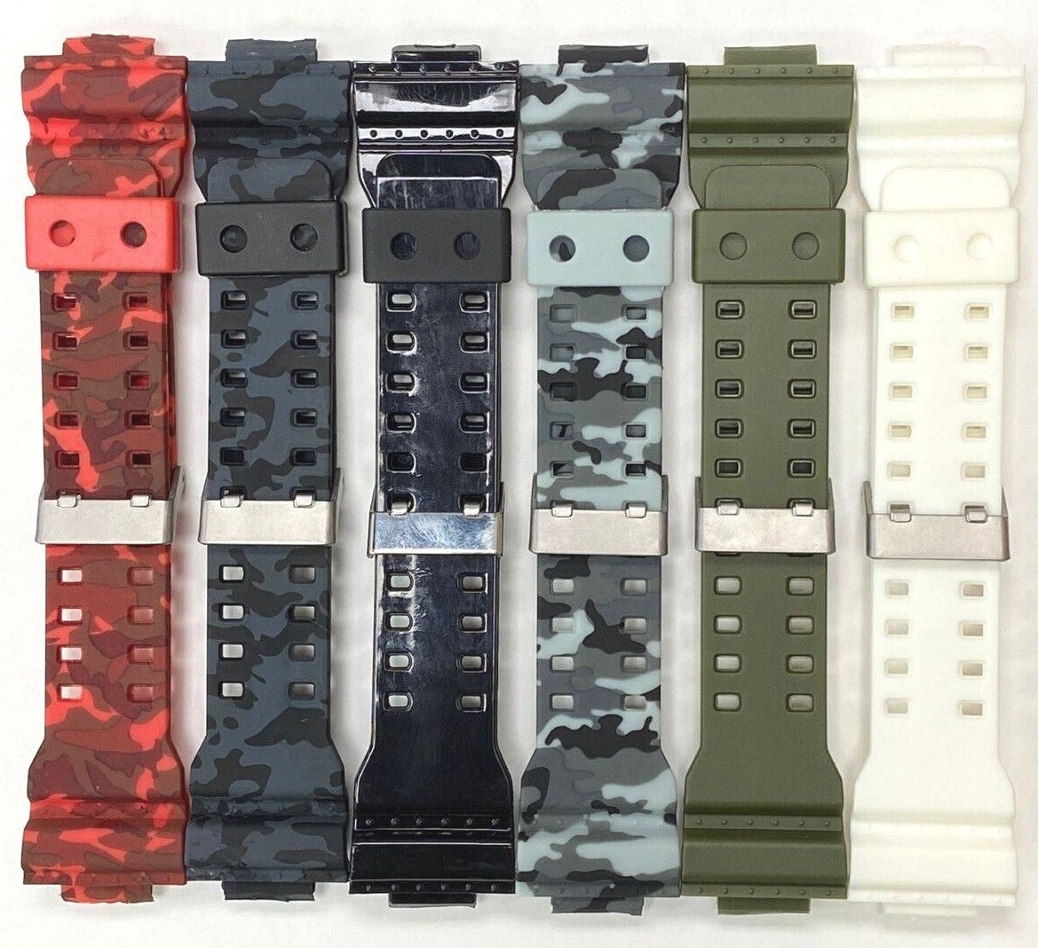 Silicone Rubber Watch Band Strap For Casio G-Shock GA-100 110 GD-120 5146 5081