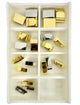 Watch Band Clasp Link Clasp Assortment 21Pcs. Yellow and White