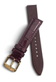 18mm Purple Designer Alligator Genuine calf skin Leather Watch Strap Band