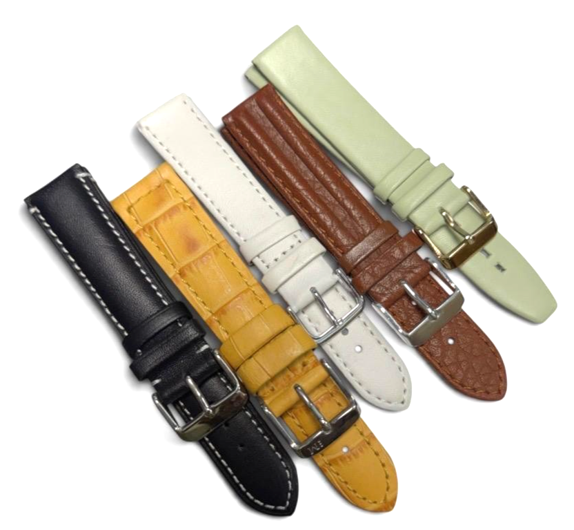 LOT OF 10 WATCH BANDS MIX SIZE STYLE AND COLORS16/ 18/20mm