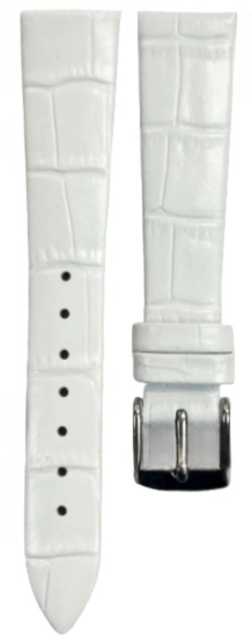 Multi-Color Leather Watch Band Size (20✖18)mm Flat Unstitched Alligator Grain