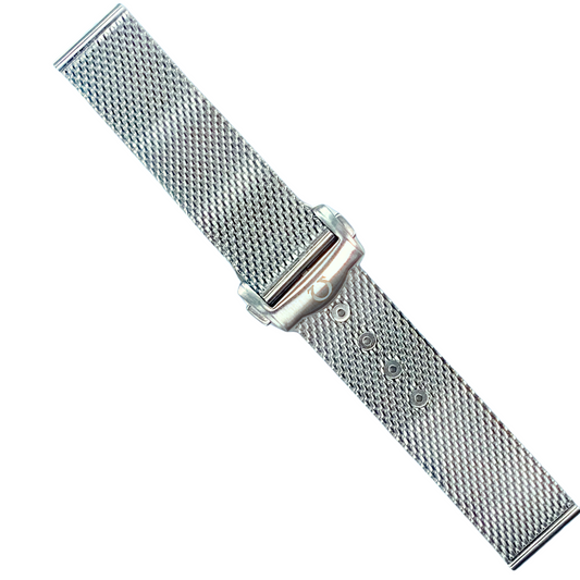 Omega Seamaster Style - 20mm Milanese Mesh - Stainless Steel Watch Band