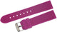 26 MM Purple color Silicone watch band silver buckle with free spring bars