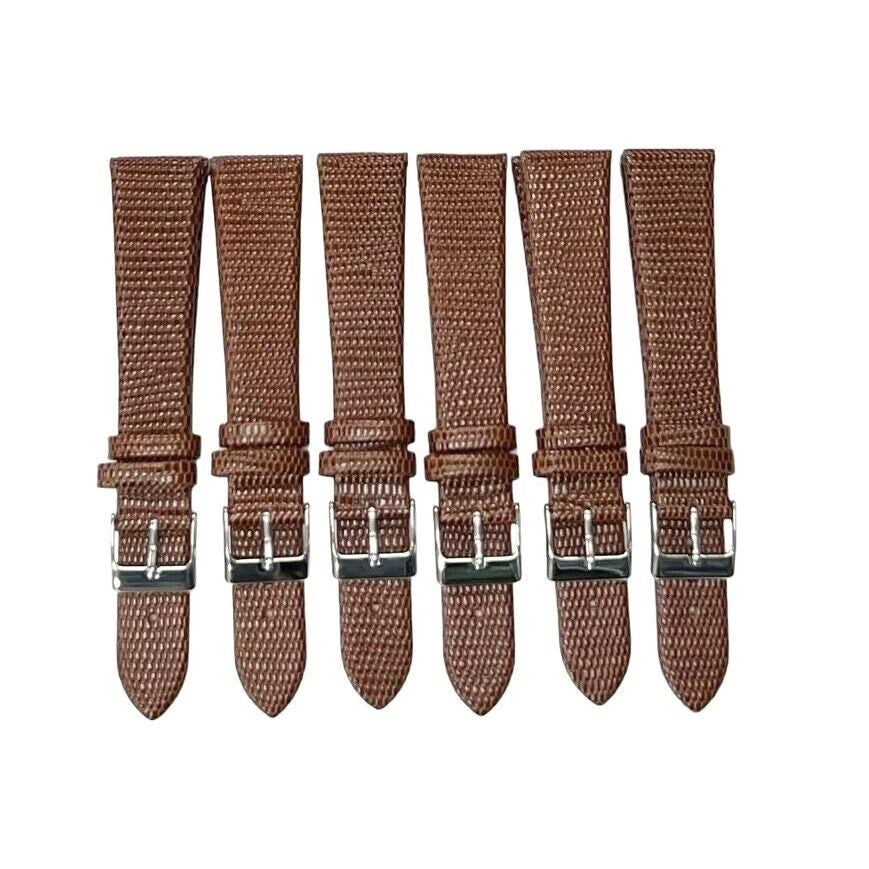 Best Quality Watch Bands Genuine Leather Lizard Grain  Plain 12- 24mm