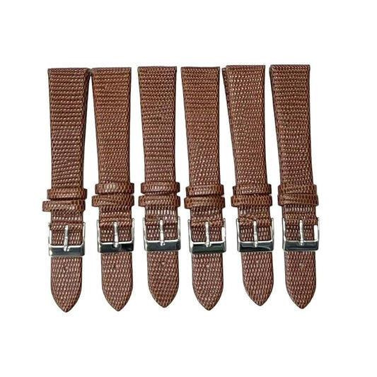 Best Quality Watch Bands Genuine Leather Lizard Grain  Plain 12- 24mm