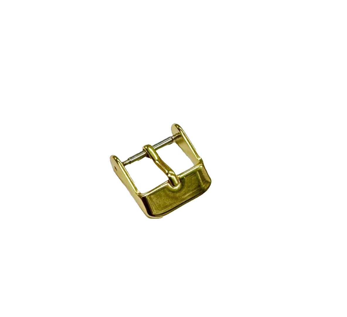 14MM WATCH BUCKLE  FOR WATCH BAND STRAP SHINY GOLD ( 10 pcs in a bag)