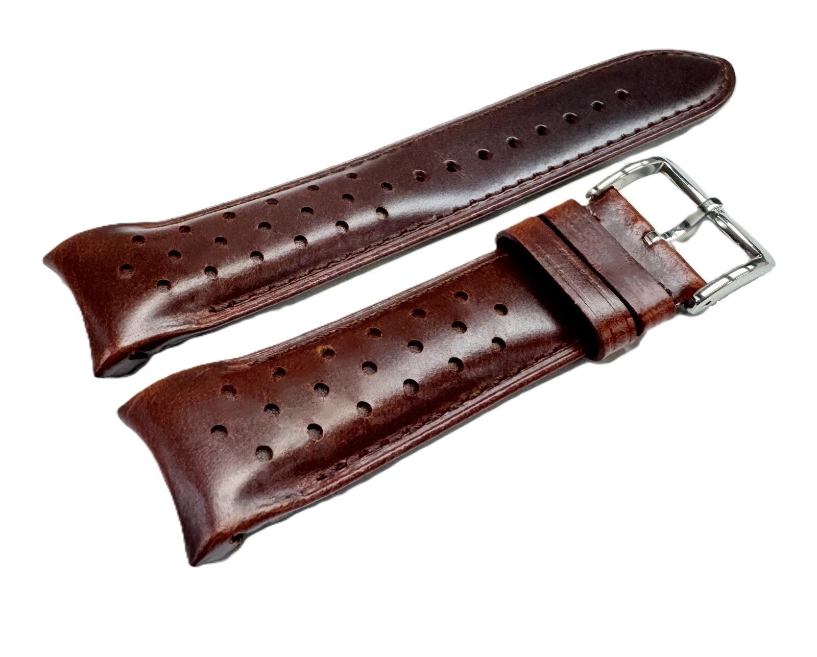 20mm Genuine Leather Brown Color Watch Band for Citizen CA