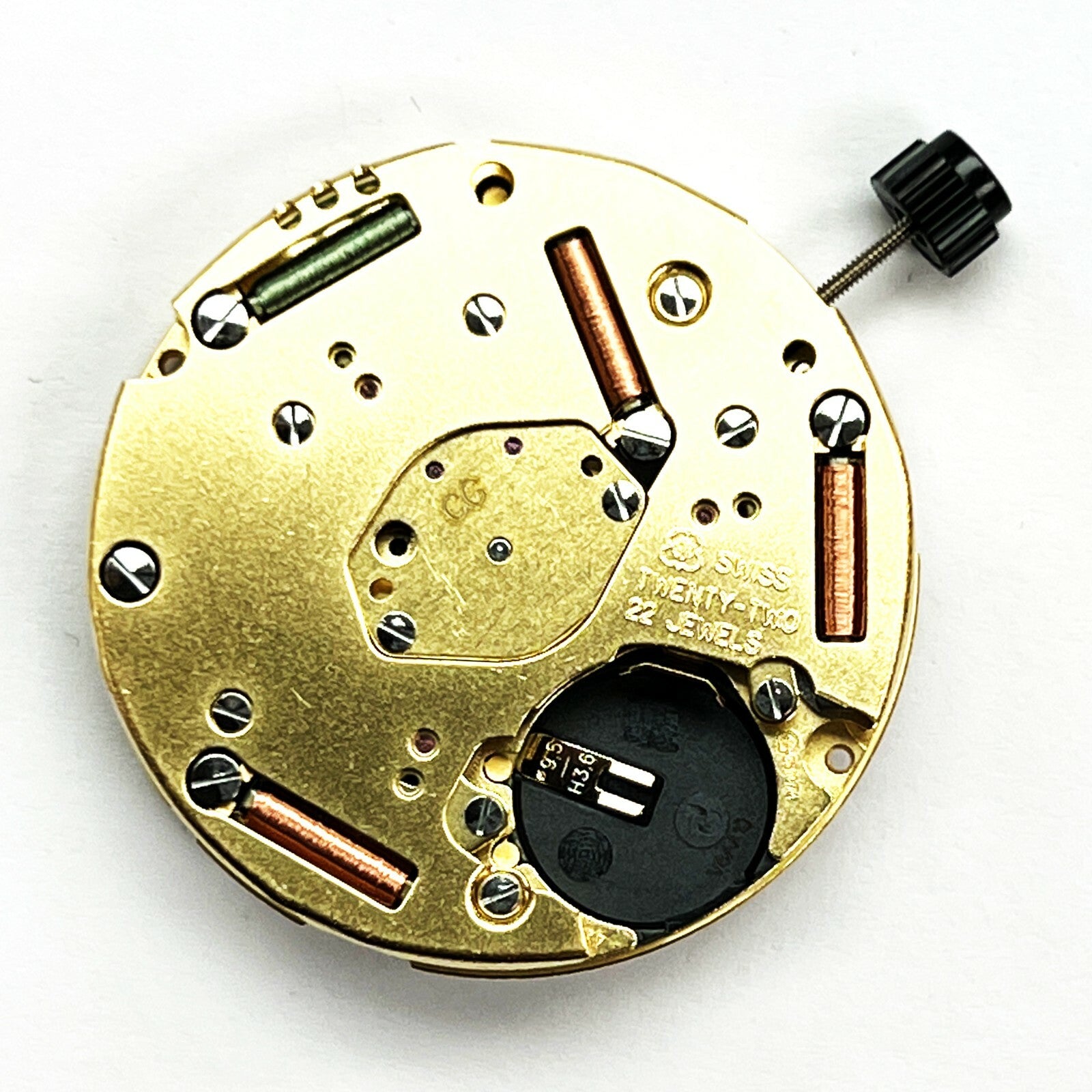 ETA 251.274 Chronograph Watch Movement Quartz Date at 3, 4, 4:30, 6 Position