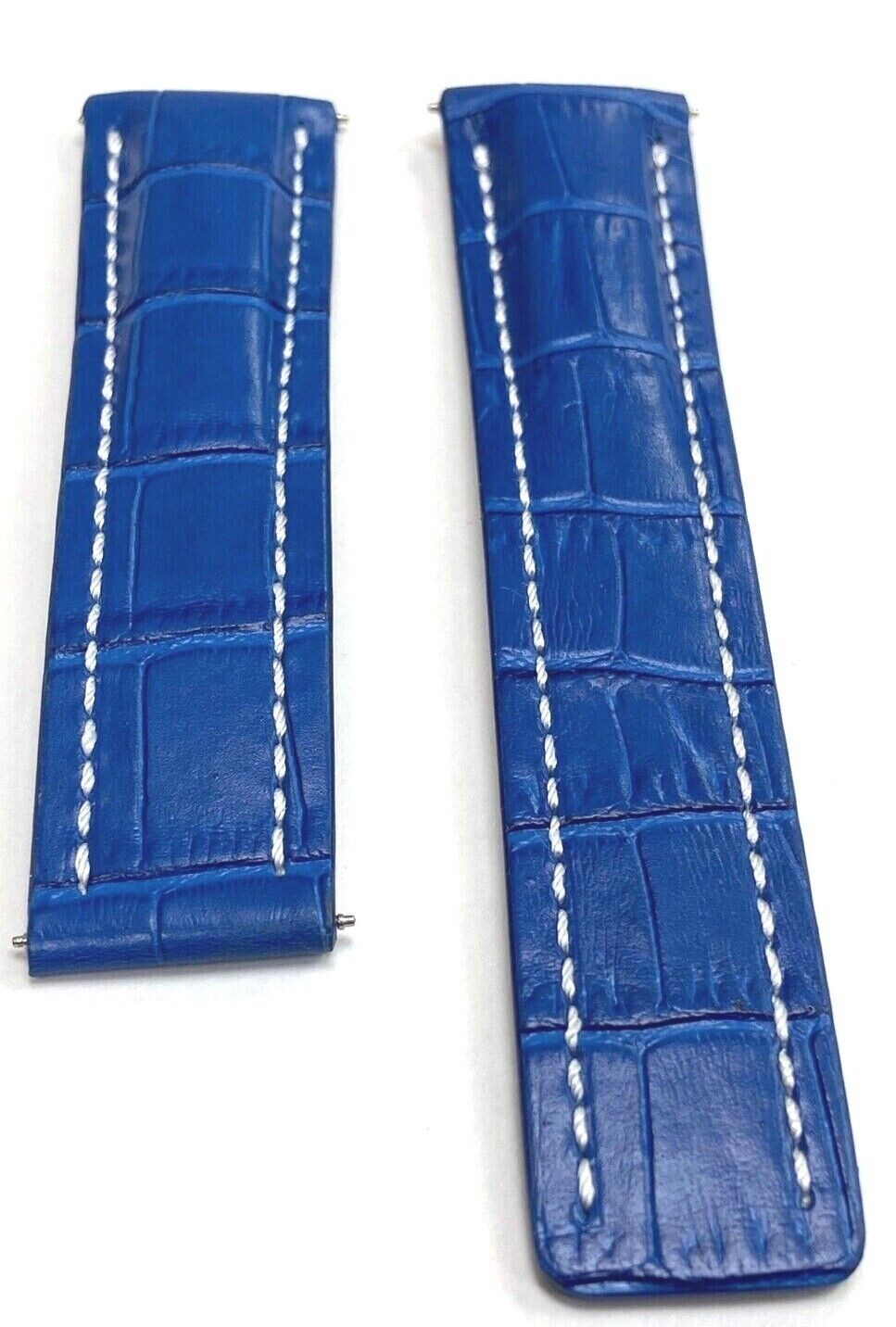 Genuine Leather Watch Band Without Deployment Clasp for Breitling Avenger