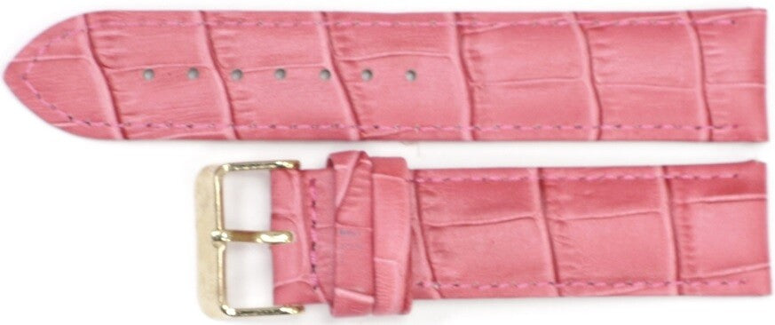 Watch Band Italian Genuine Leather  20MM and 22MM Pink Padded(Excellent Quality)