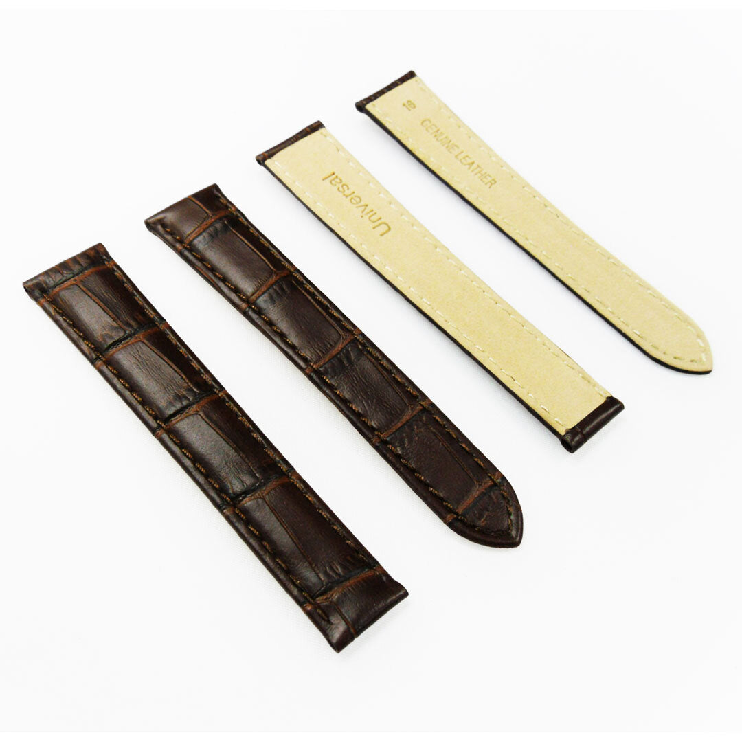 Watch Band Genuine Leather  Alligator Grain (PADDED) Cartier Watch 16X14MM