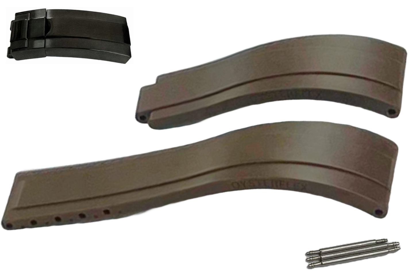 ROLEX Coffee BROWN OYSTERFLEX Watch Band 20MM Fit SUBMARINER,Rolex Deepsea& More