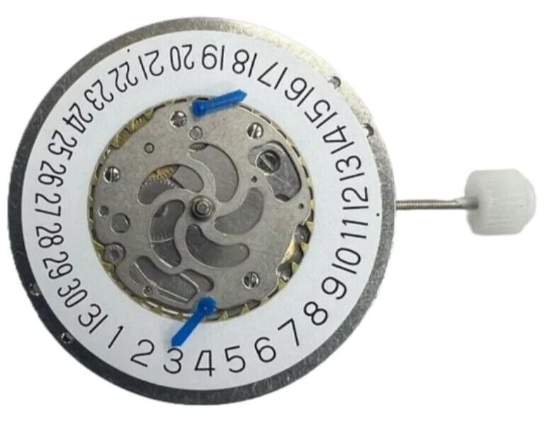 Chinese 2BA0 Automatic Mechanical Watch Movement Calendar 4Hands, Sec Hand at 6