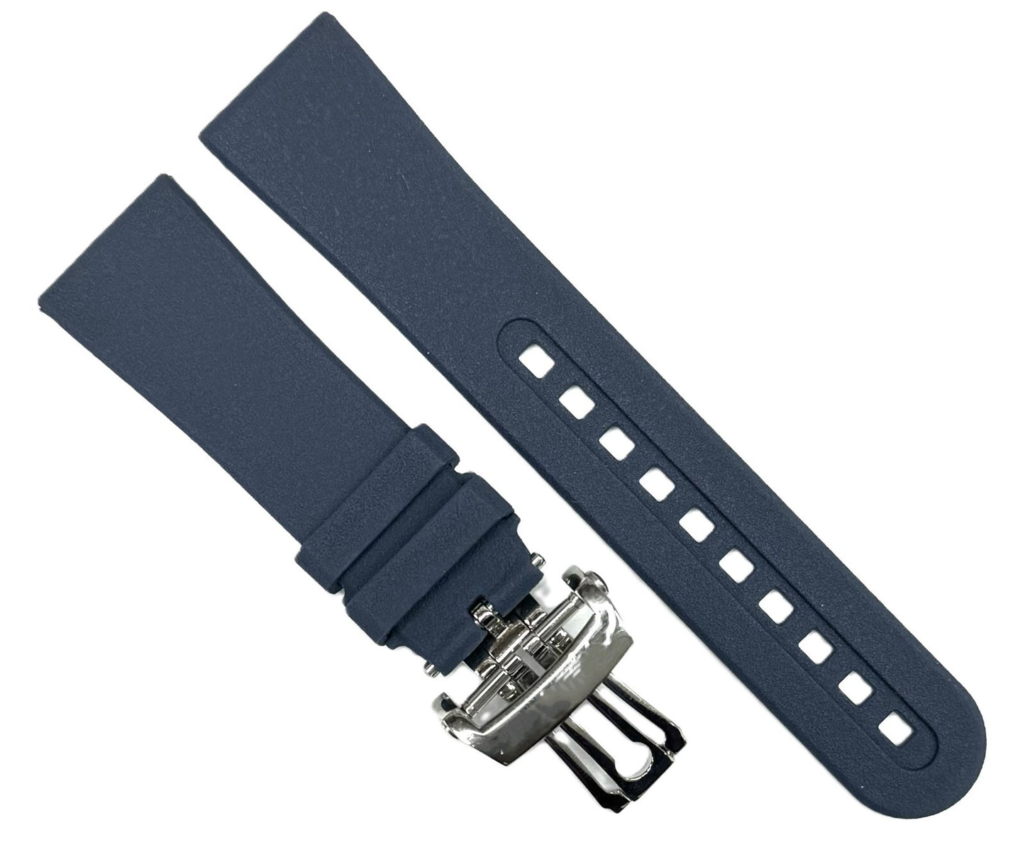 23x17 mm High-Quality Replacement Rubber Watch Band for BLANC PAIN Watches