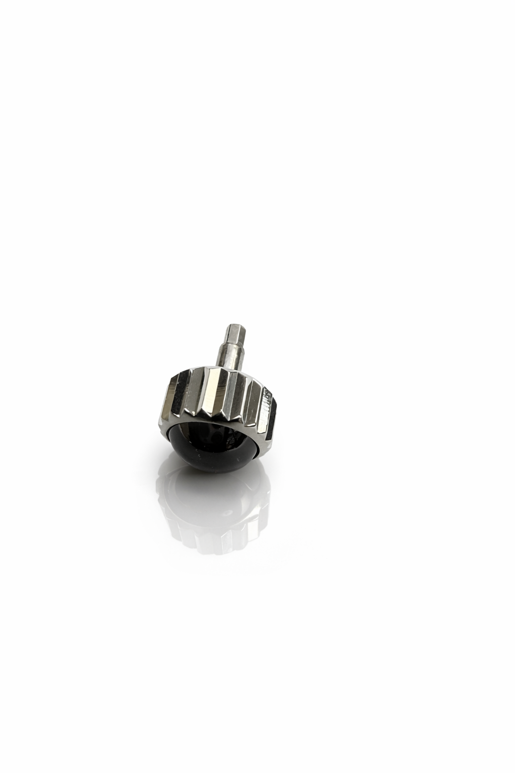 AUTHENTIC Chanel Watch Crown – S&S steel and Ceramic –for D.B 02474