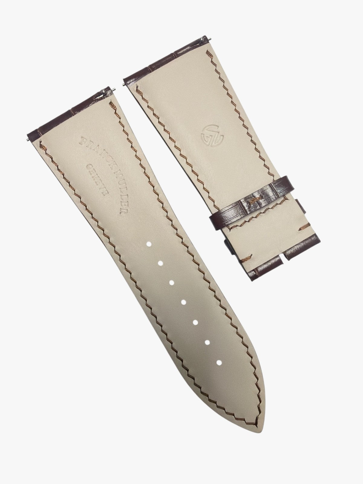 Genuine Franck Muller Watch Band 29mm x 20mm – Dark Brown