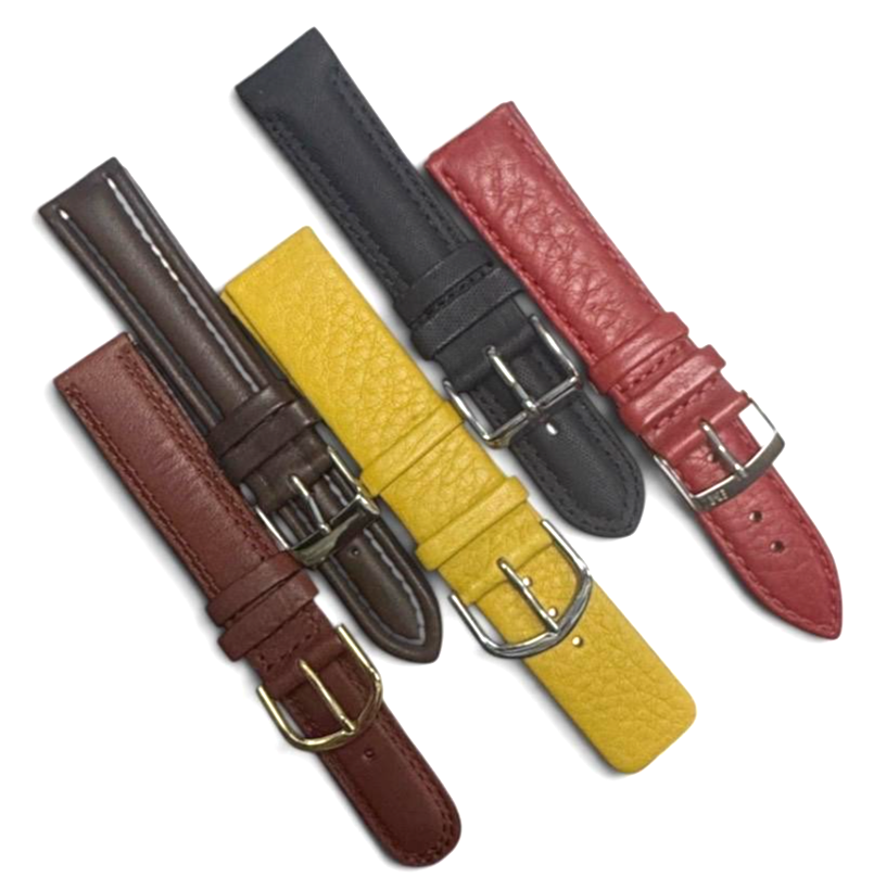 LOT OF 10 WATCH BANDS MIX SIZE STYLE AND COLORS 16/ 18/19/20mm