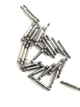 25pcs Stainless Steel Watch Band Spring Bars Strap Pins 6mm Thickness 1.0mm