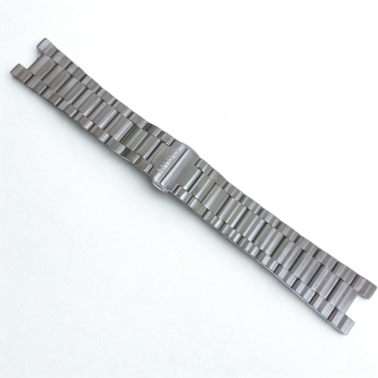 Silver Stainless Steel Band - 20mm Bracelet | for Mido Commander Watches