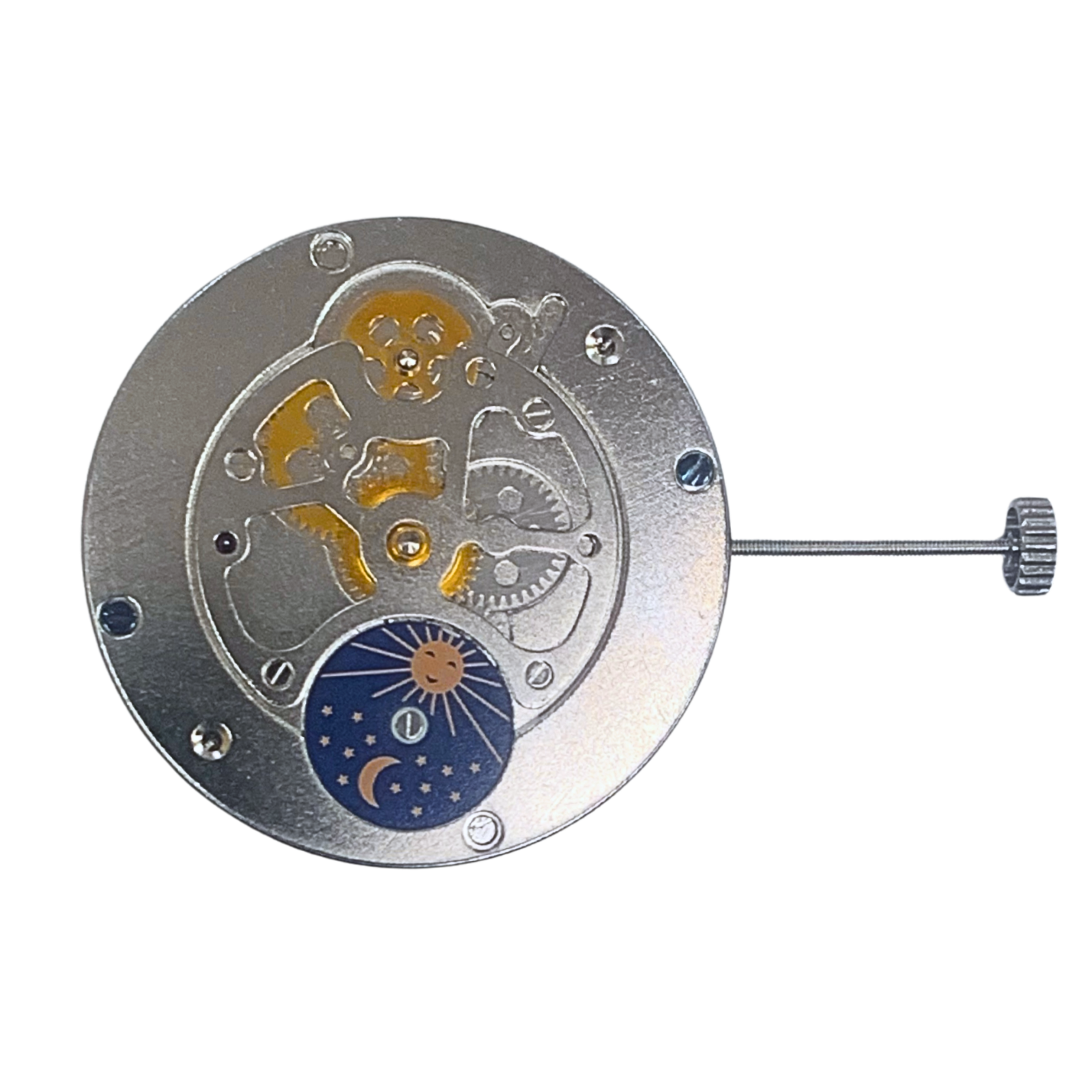 Sun & Moon Watch Movement Model 9120 | 2 Eyes | 37.2mm | 17 Jewels