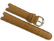 Tan w/stich padded Band Genuine Leather 18mm