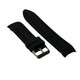 MULTICOLORS CURVED END RUGGED SILICONE SUPPORT WATCH BANDS, RUBBER STRAP 22MM