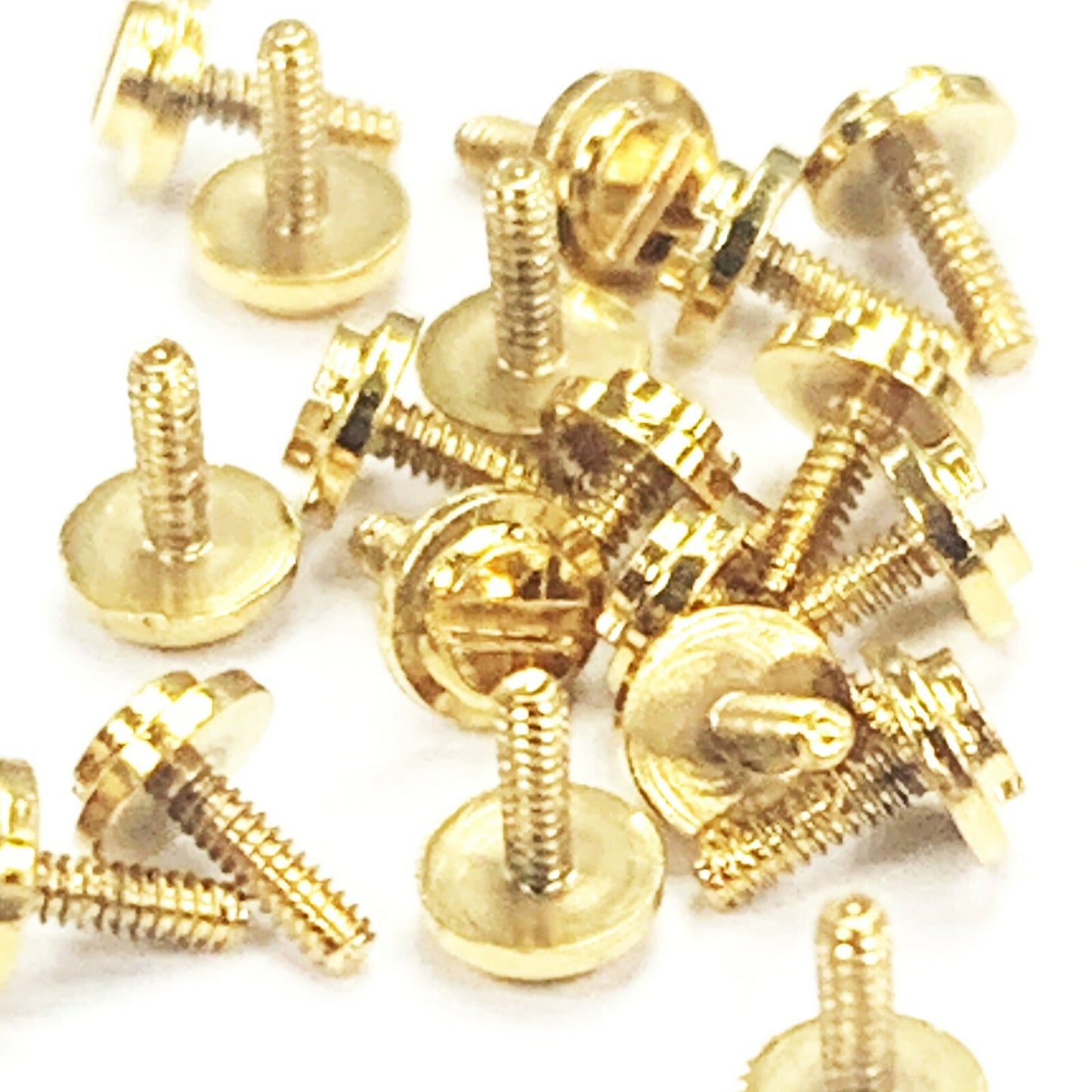 10 Gucci Type T-bar Screw Lugs fit Gucci Band Gold and Silver 1.3 MM, 8-24 MM