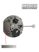 Sunon Chinese Multi Function Watch Movement PE90-06 3H and 4EYES Date At 4.30
