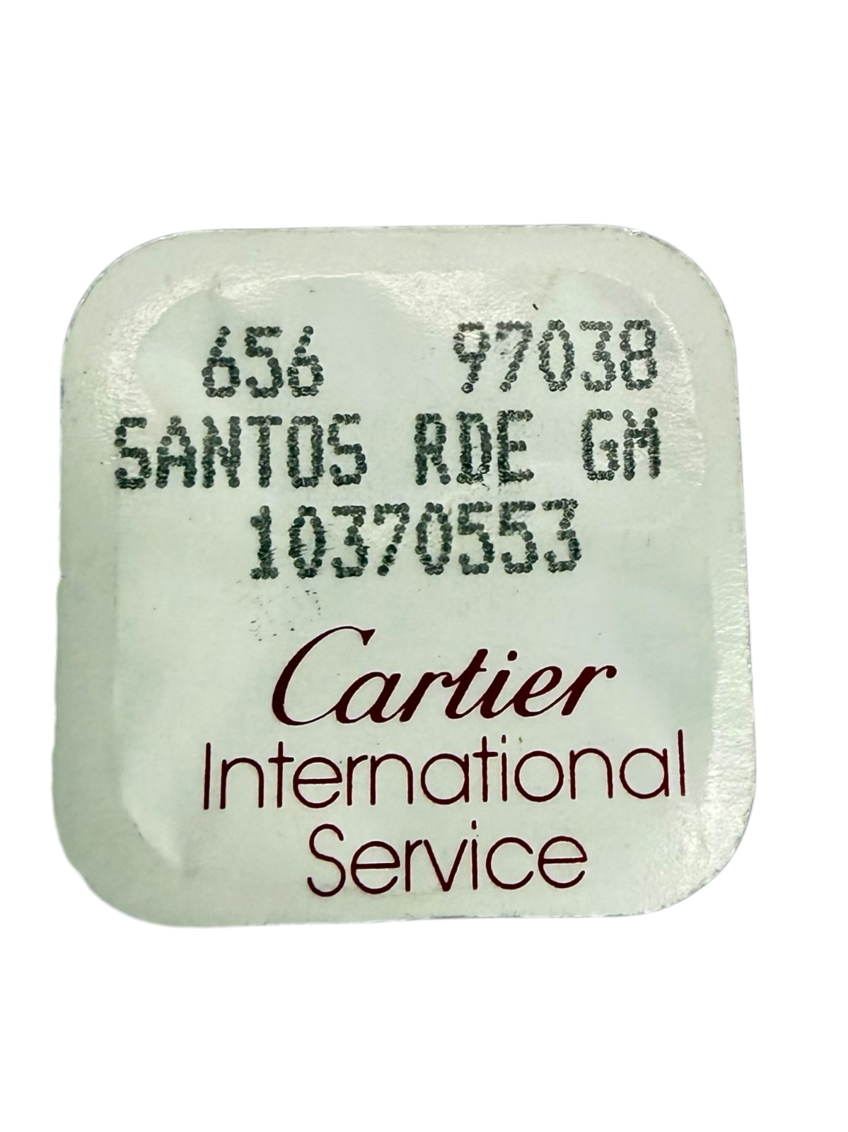 Authentic Cartier Santos RDE GM Component Ref. 10370553 / 656 97038 (Open Pack)